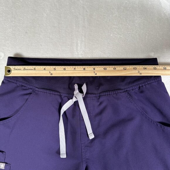 Figs Technical Collection Women Drawstring Scrub Pants Pockets Purple Size M - Picture 5 of 11